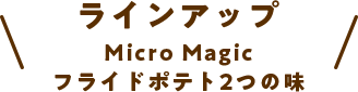 Micro Magic フライドポテト2つの味